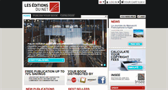 Desktop Screenshot of leseditionsdunet.com